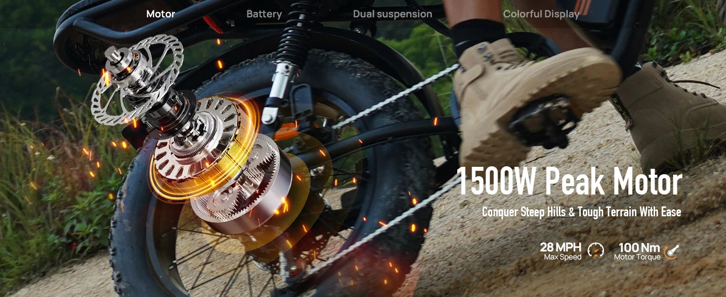 Makalu - 1500W Electric Mountain Bike