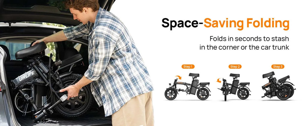 K2 - 14" Foldable 500W E-Bike