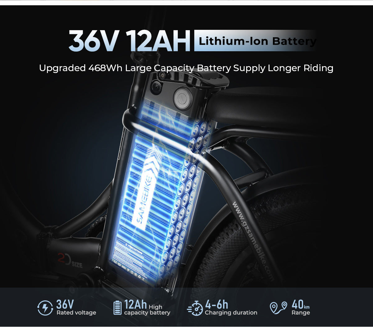 Samebike CY20 Folding Electric Bike